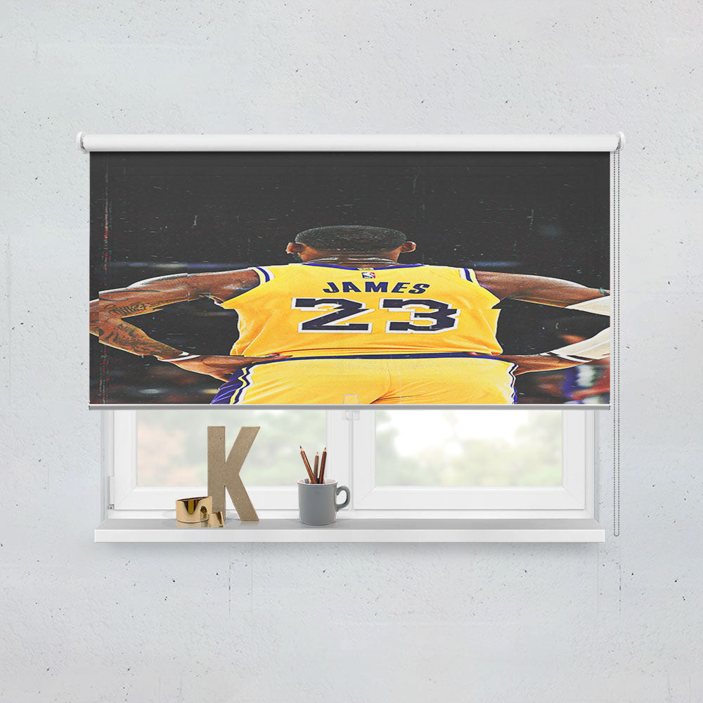 Lakers Nba Lebron James Window Roller Blinds Shades