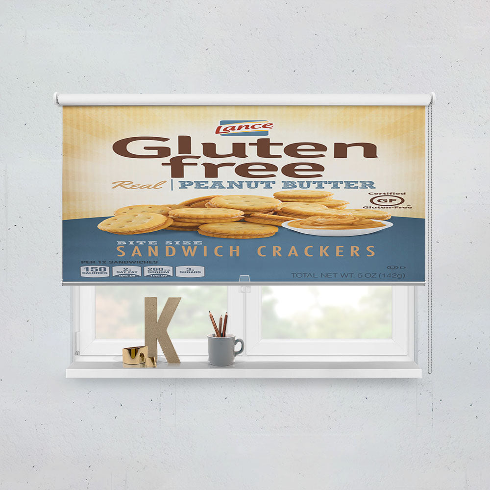 Lance Gluten Free Peanut Butter Window Roller Blinds Shades