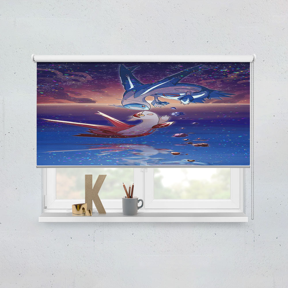 Latios And Latias Type Legendary Pokemon Window Roller Blinds Shades