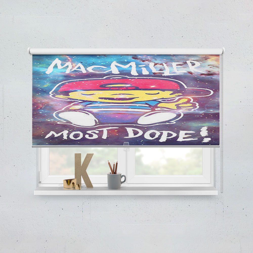 Mac Miller Most Dope Galaxy Window Roller Blinds Shades
