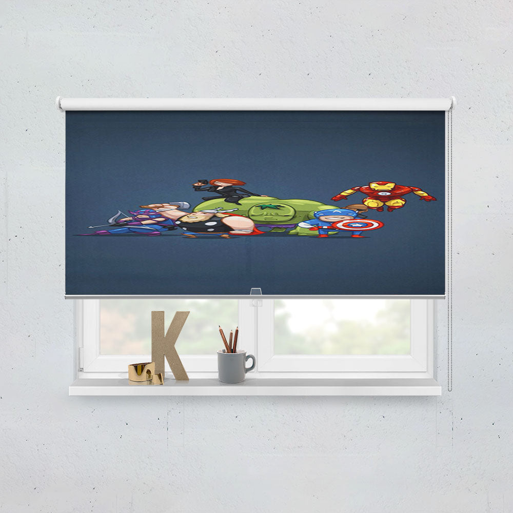 Marvel Chibi Window Roller Blinds Shades