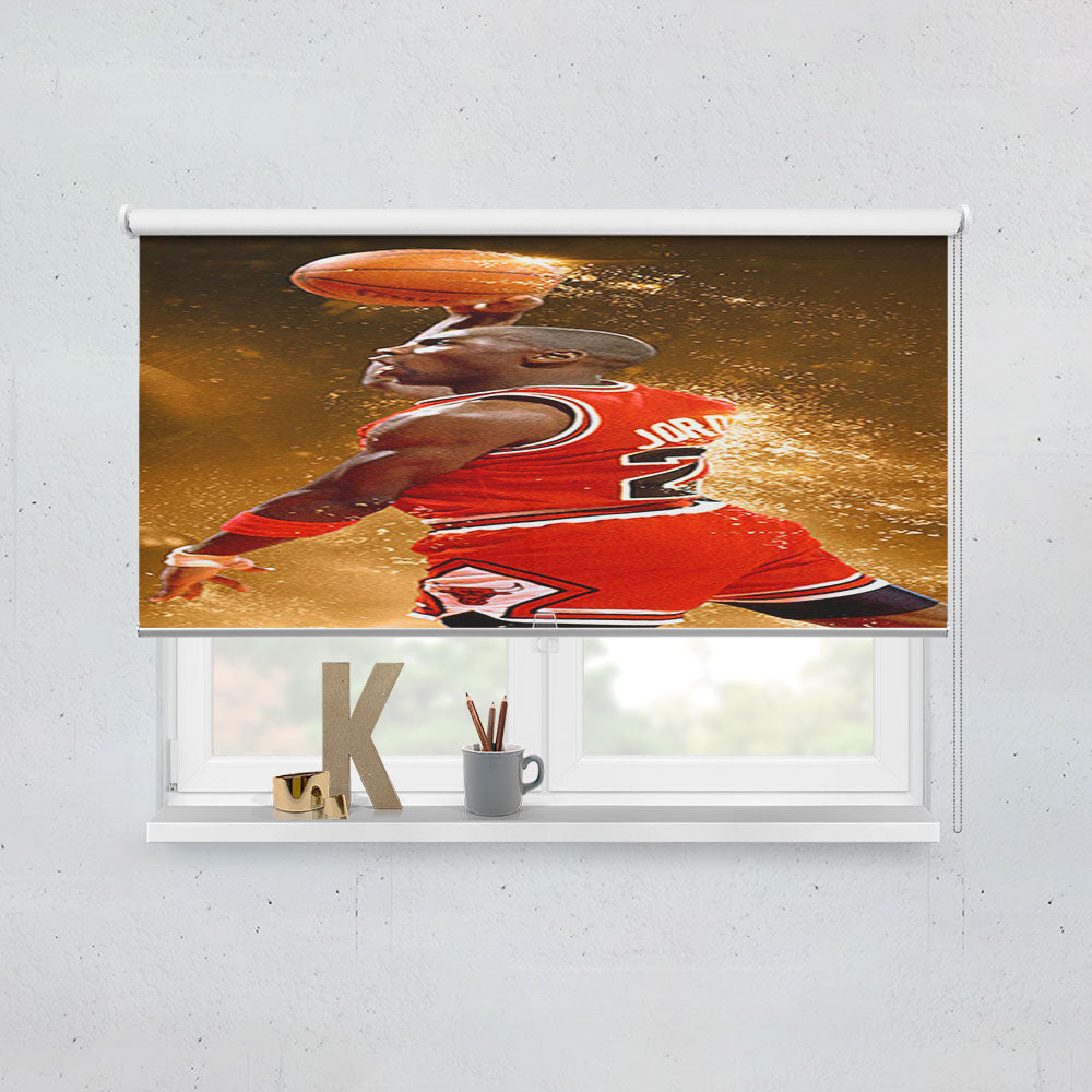Michael Jordan Chicago Bulls Window Roller Blinds Shades