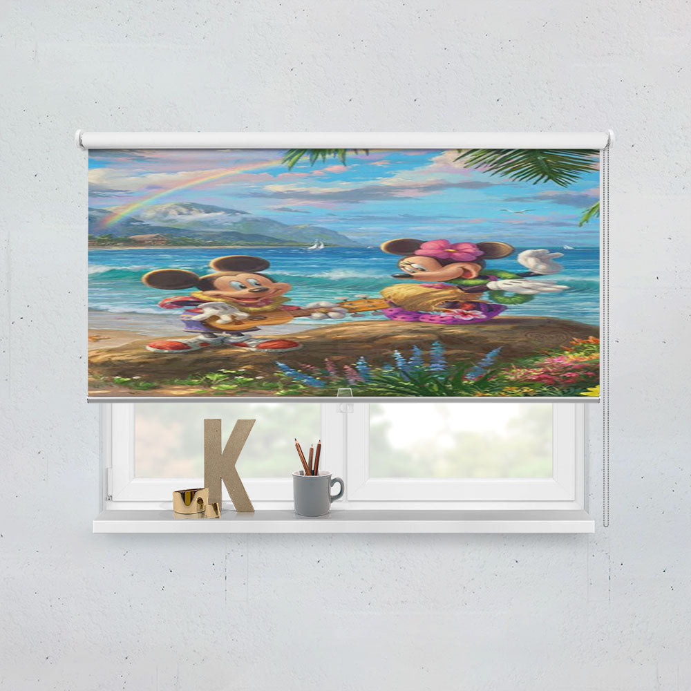 Mickey Minnie Hawaii Window Roller Blinds Shades