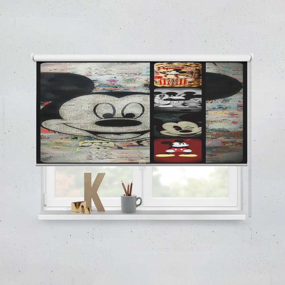 Mickey Mouse Paper Window Roller Blinds Shades