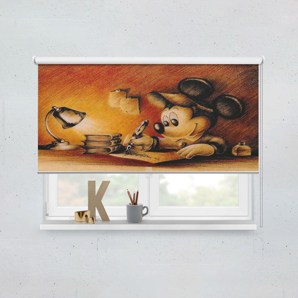 Mickey Mouse Sketch Window Roller Blinds Shades