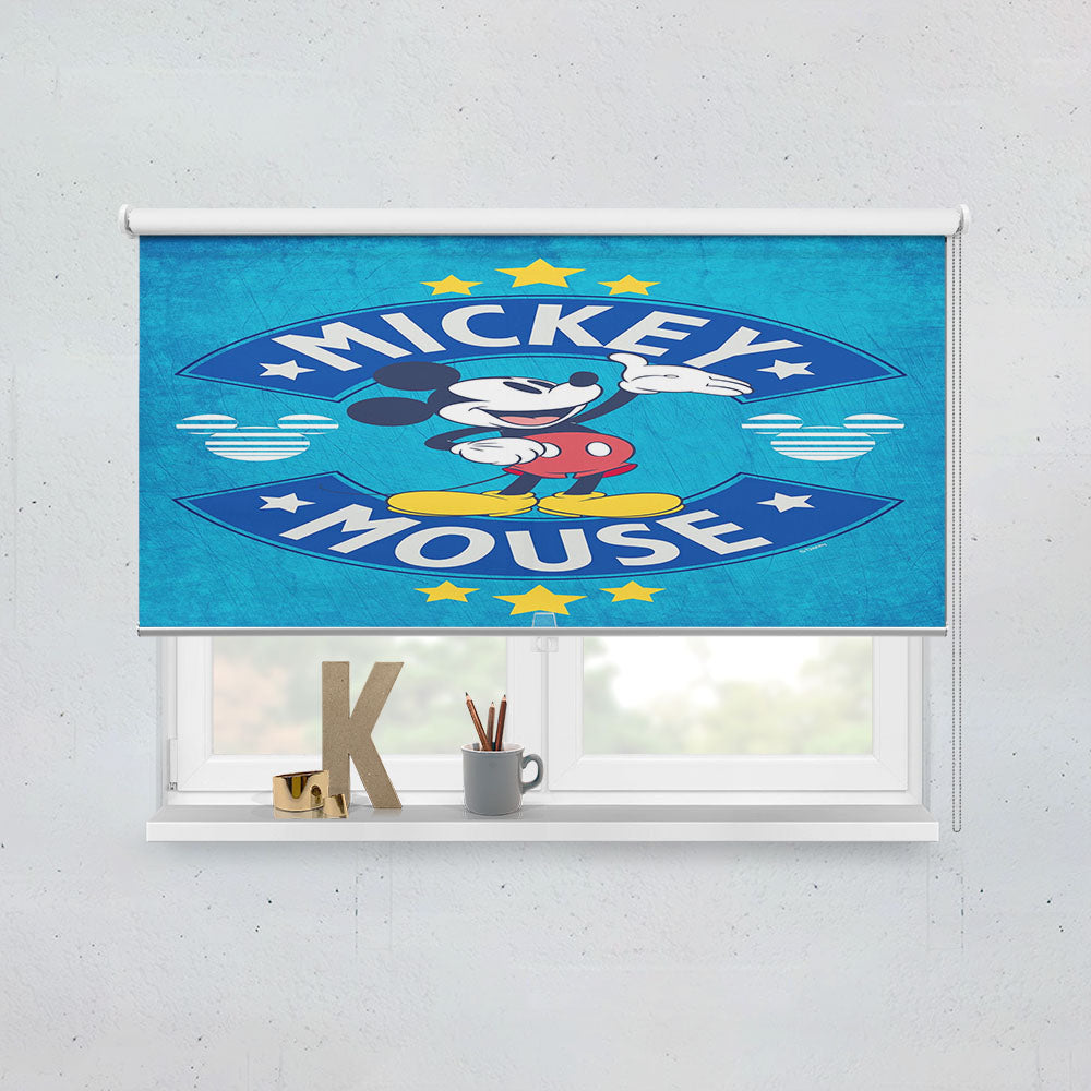 Mickey Mouse Stars Window Roller Blinds Shades