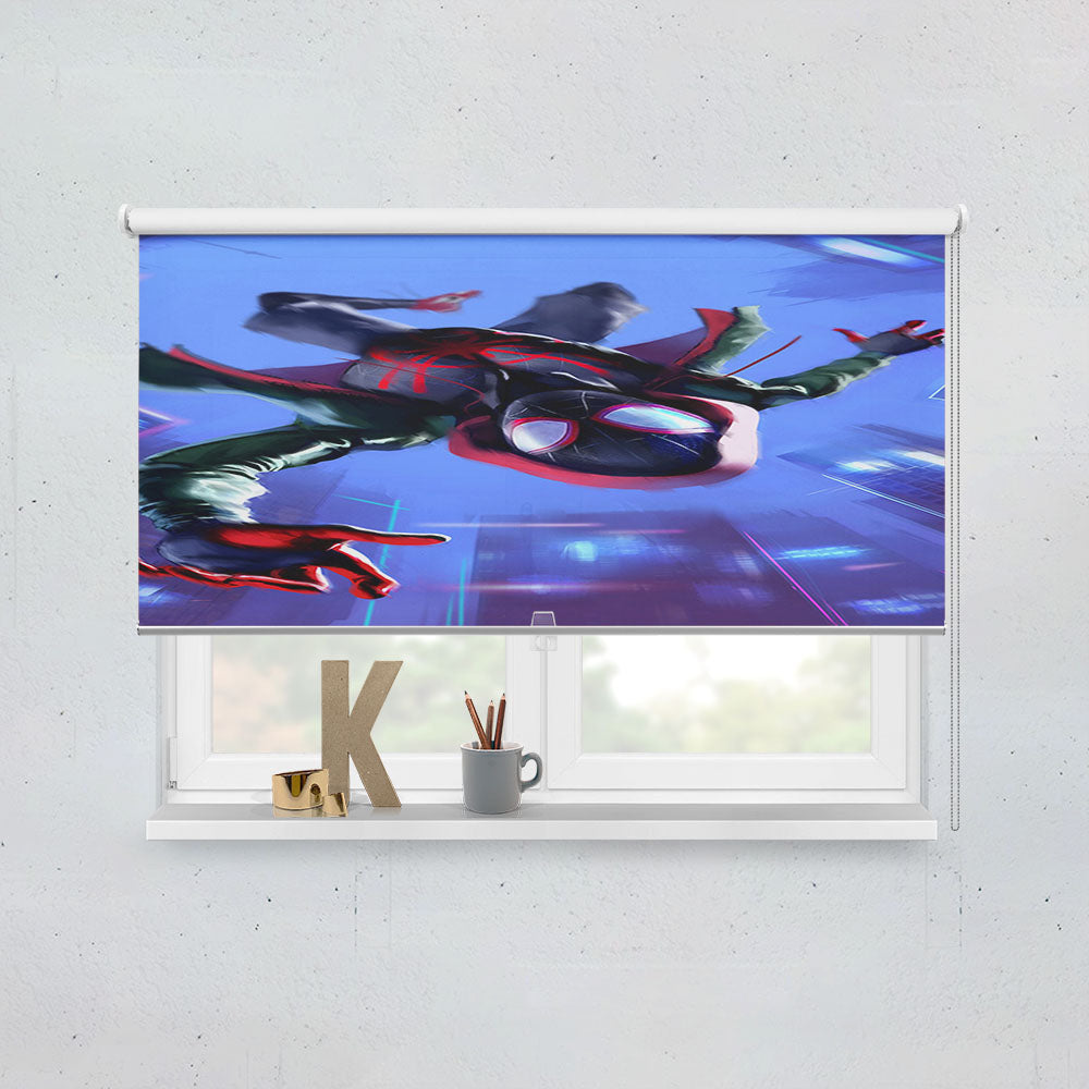 Miles Morales In Spider Man Into The Spider Verse Window Roller Blinds Shades