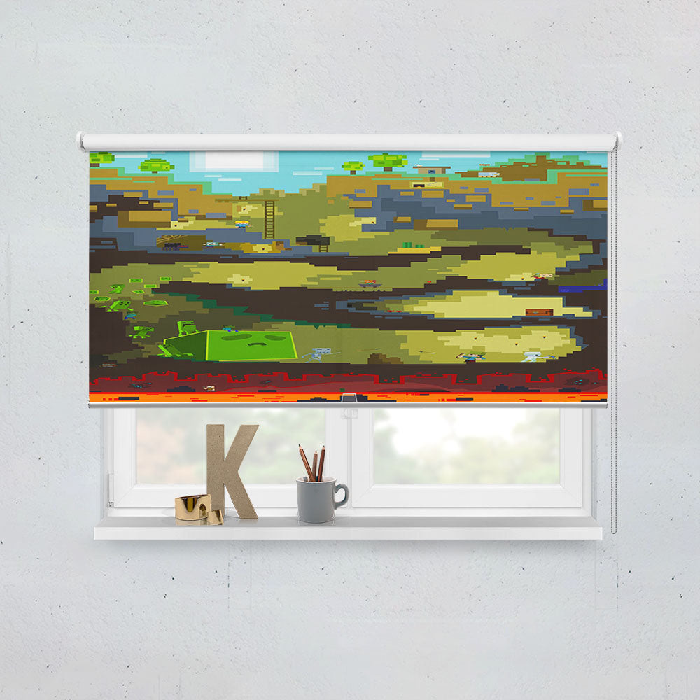 Minecraft Mobile Window Roller Blinds Shades