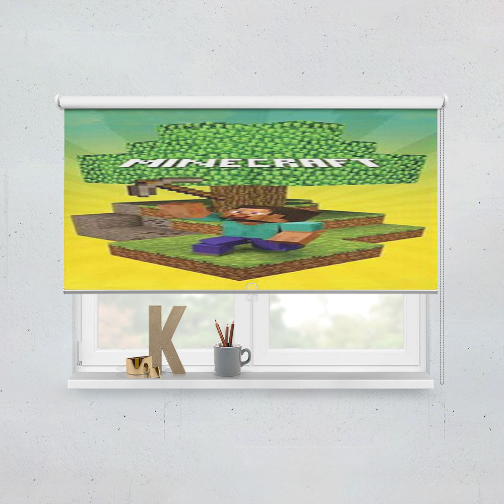 Minecraft Tree Window Roller Blinds Shades