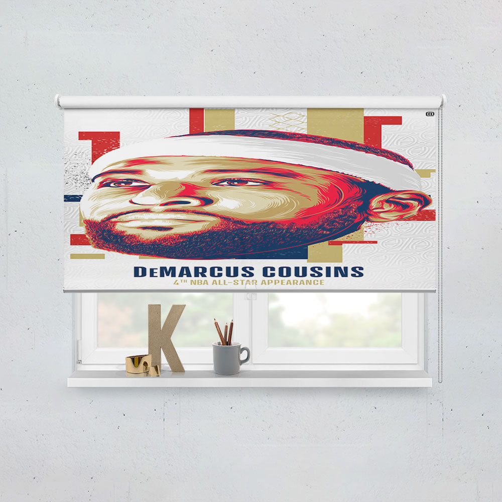 Nba All Star Demarcus Cousins Window Roller Blinds Shades