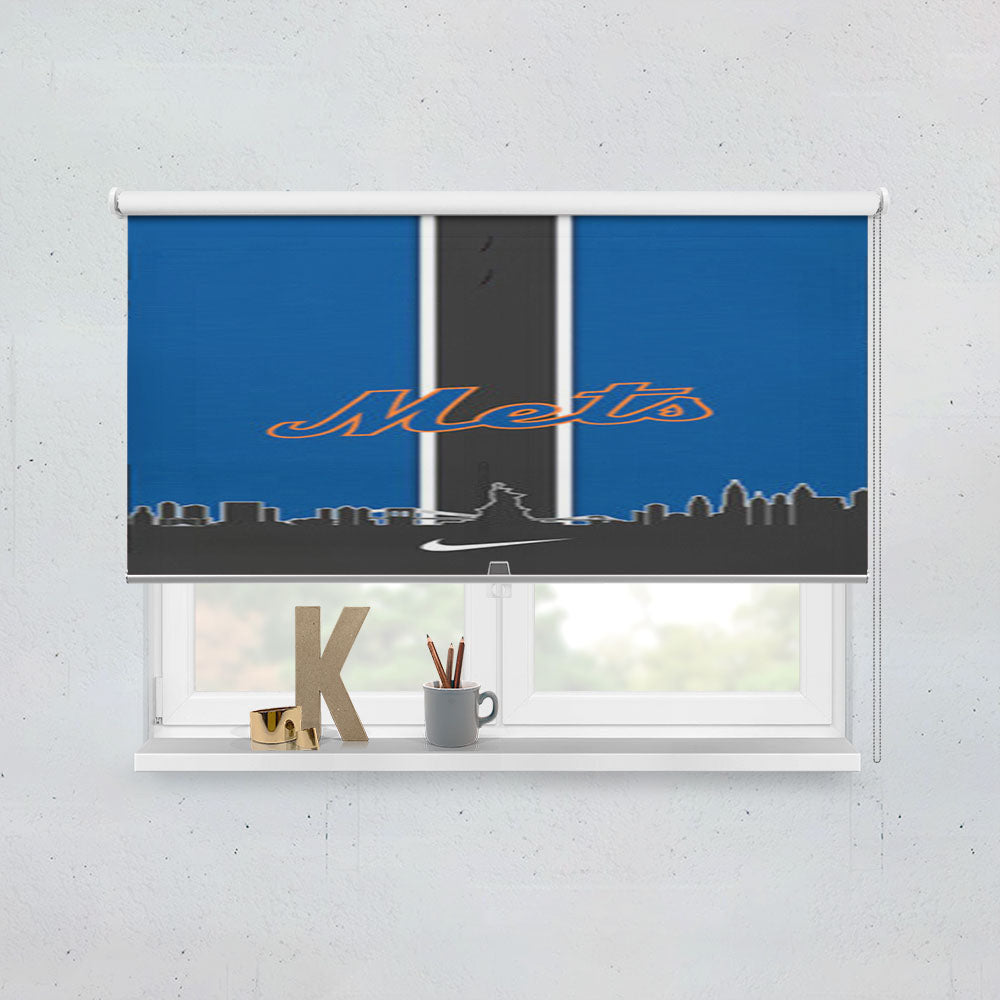New York Mets Logo Window Roller Blinds Shades