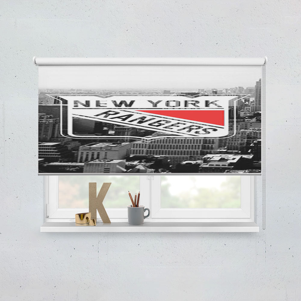 New York Rangers City Logo Window Roller Blinds Shades