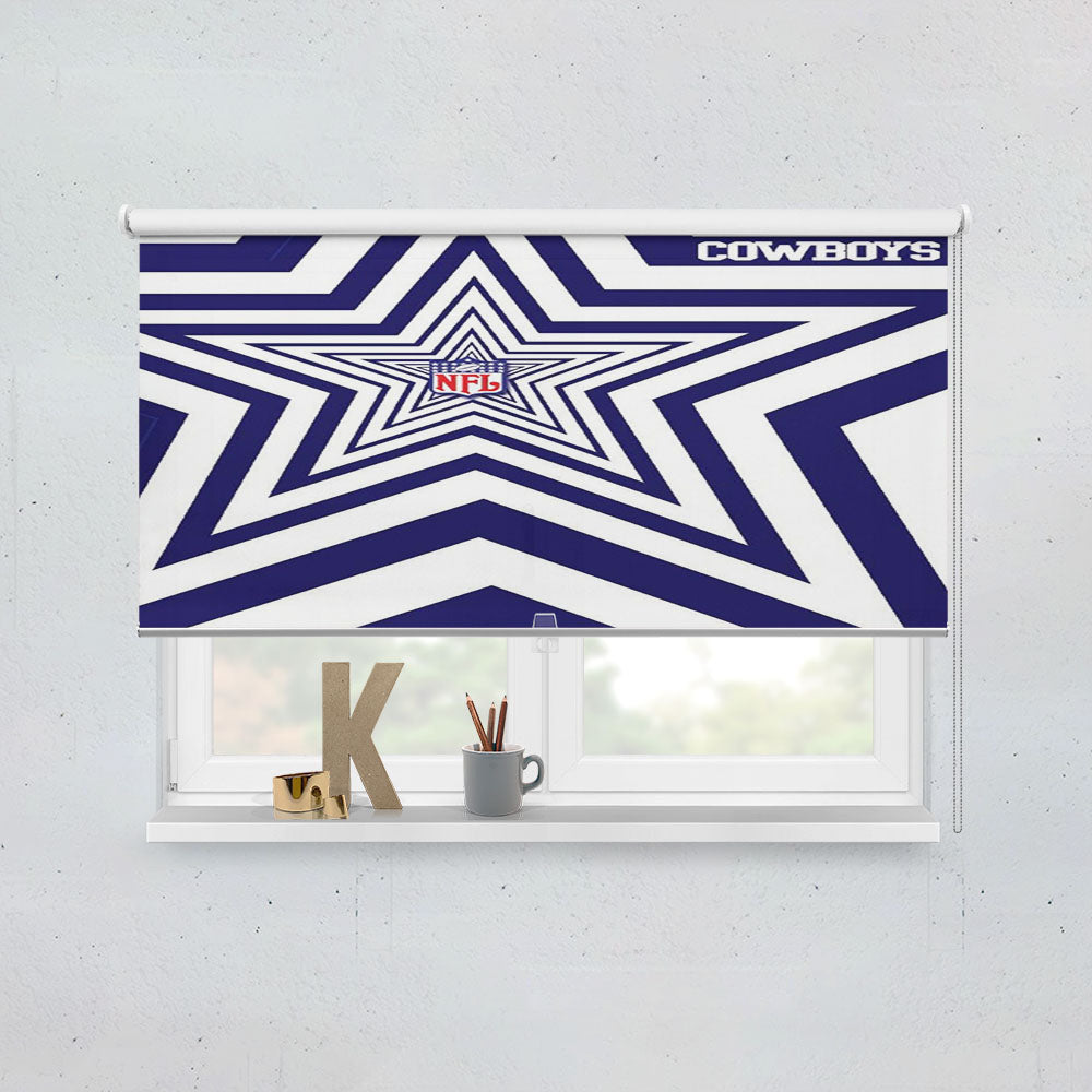 Nfl Dallas Cowboys Star Window Roller Blinds Shades