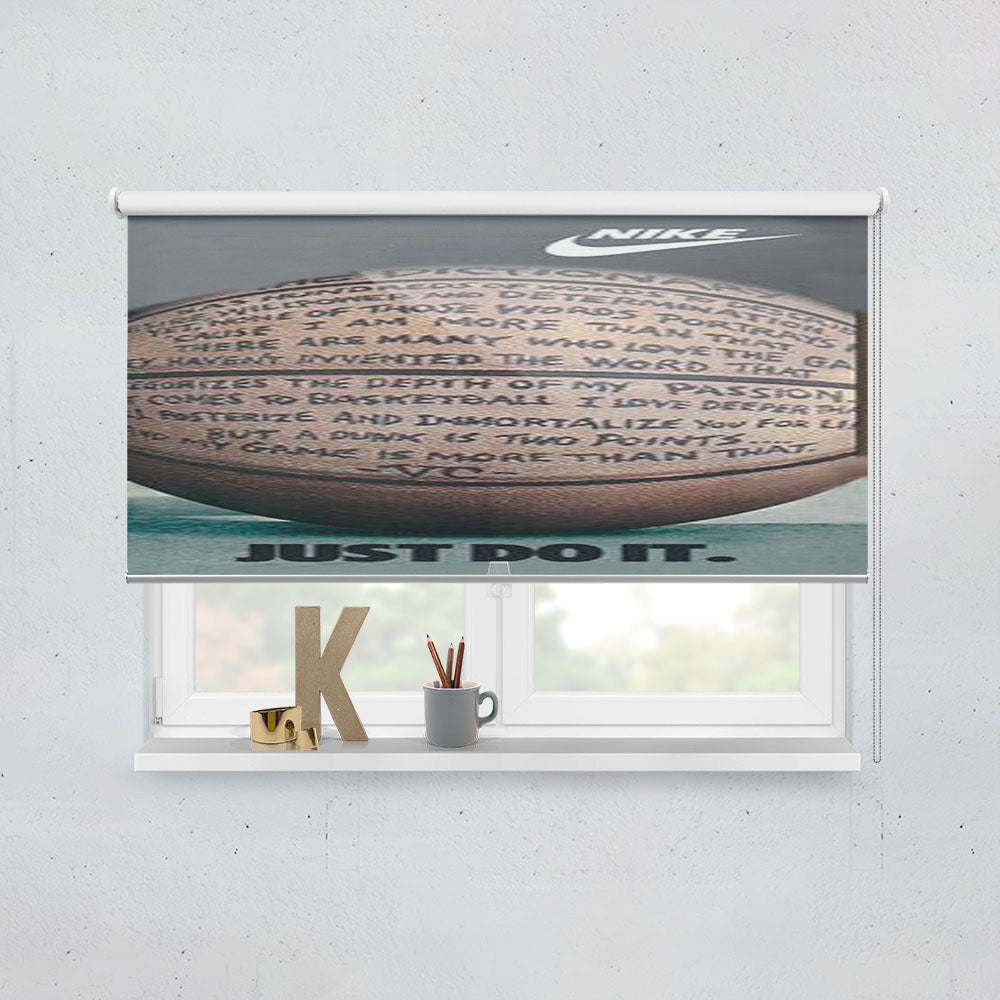 Nike Basketball Just Do It And Passion Window Roller Blinds Shades