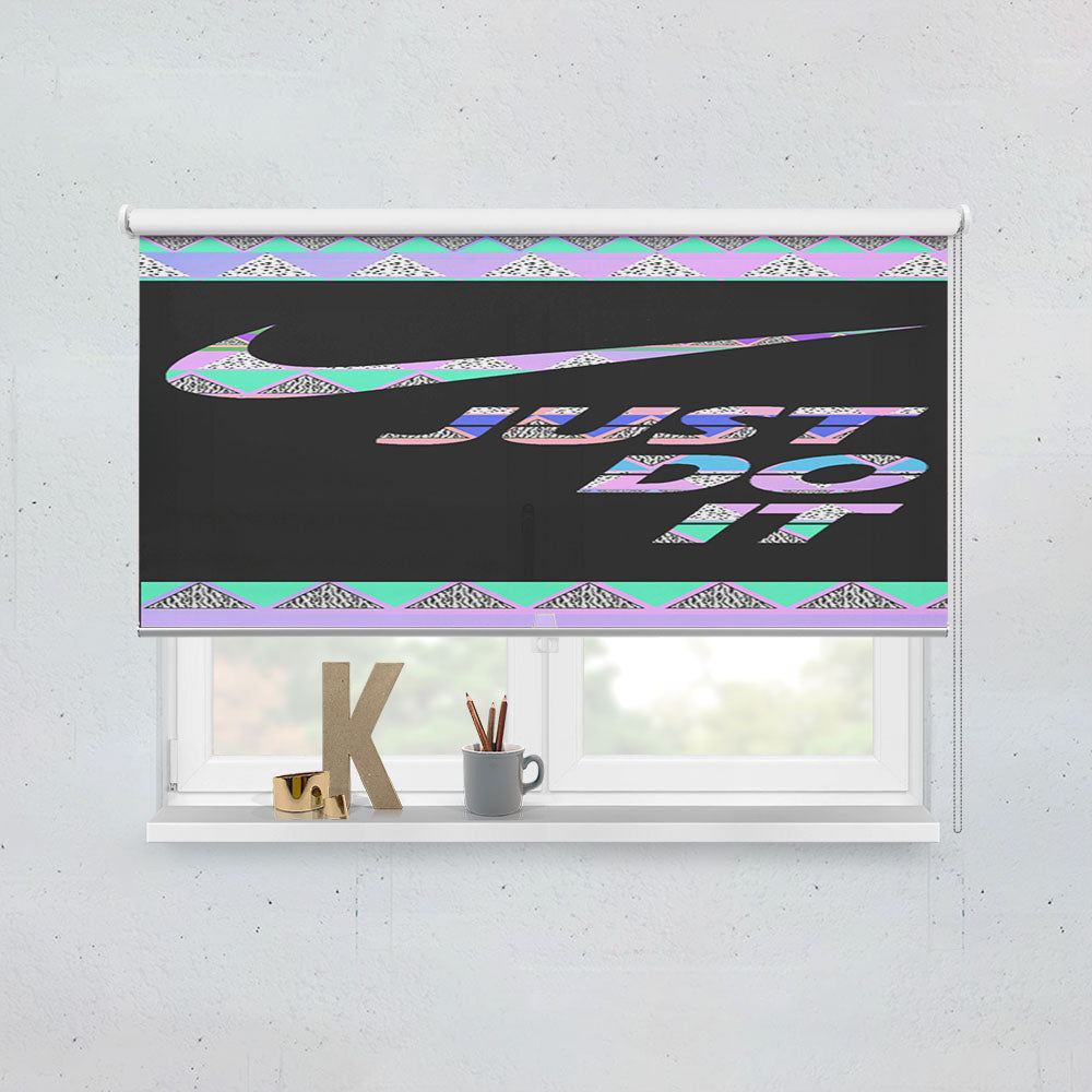 Nike Just Do It Aztec Pastel Window Roller Blinds Shades