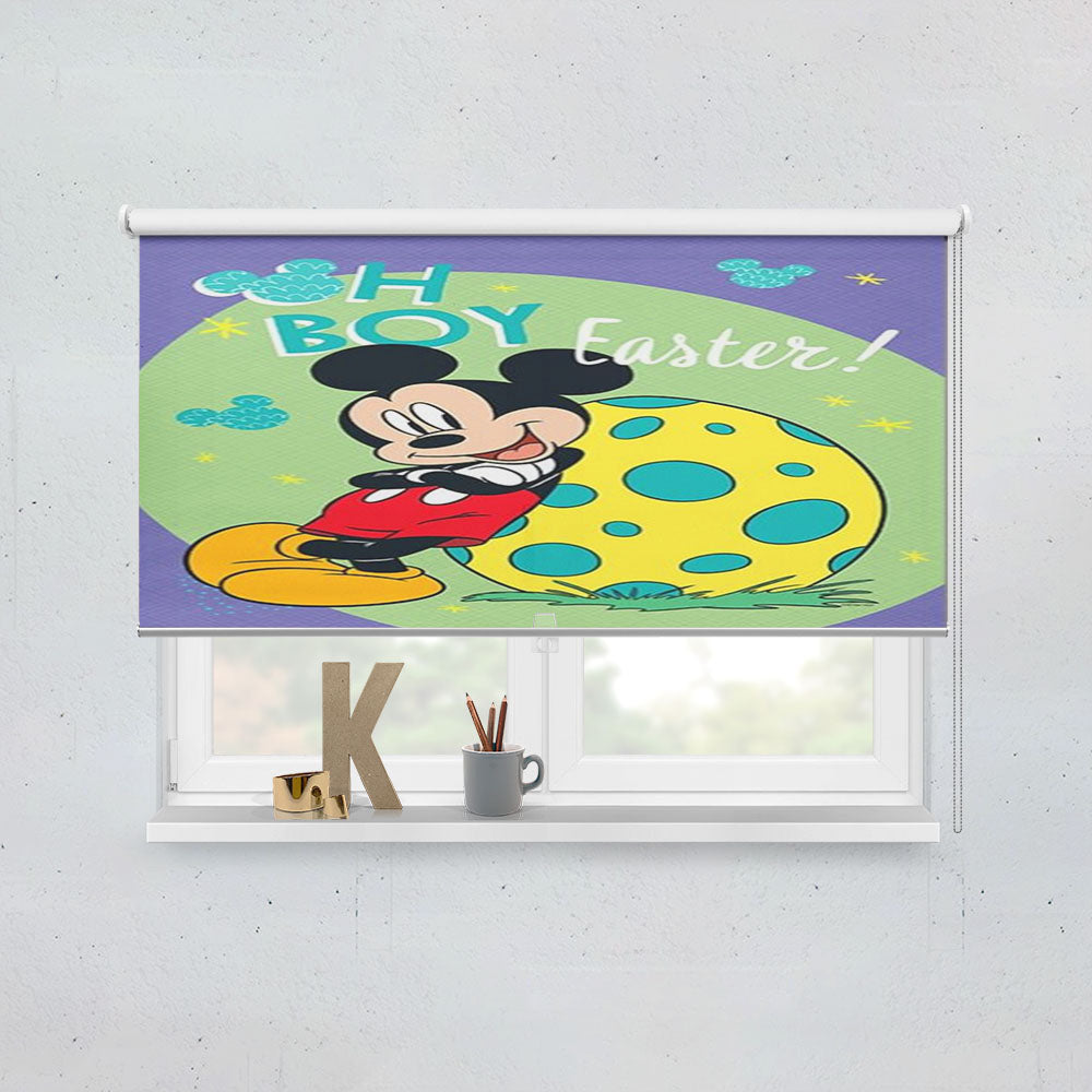 Oh Boy Easter Mickey Mouse Window Roller Blinds Shades