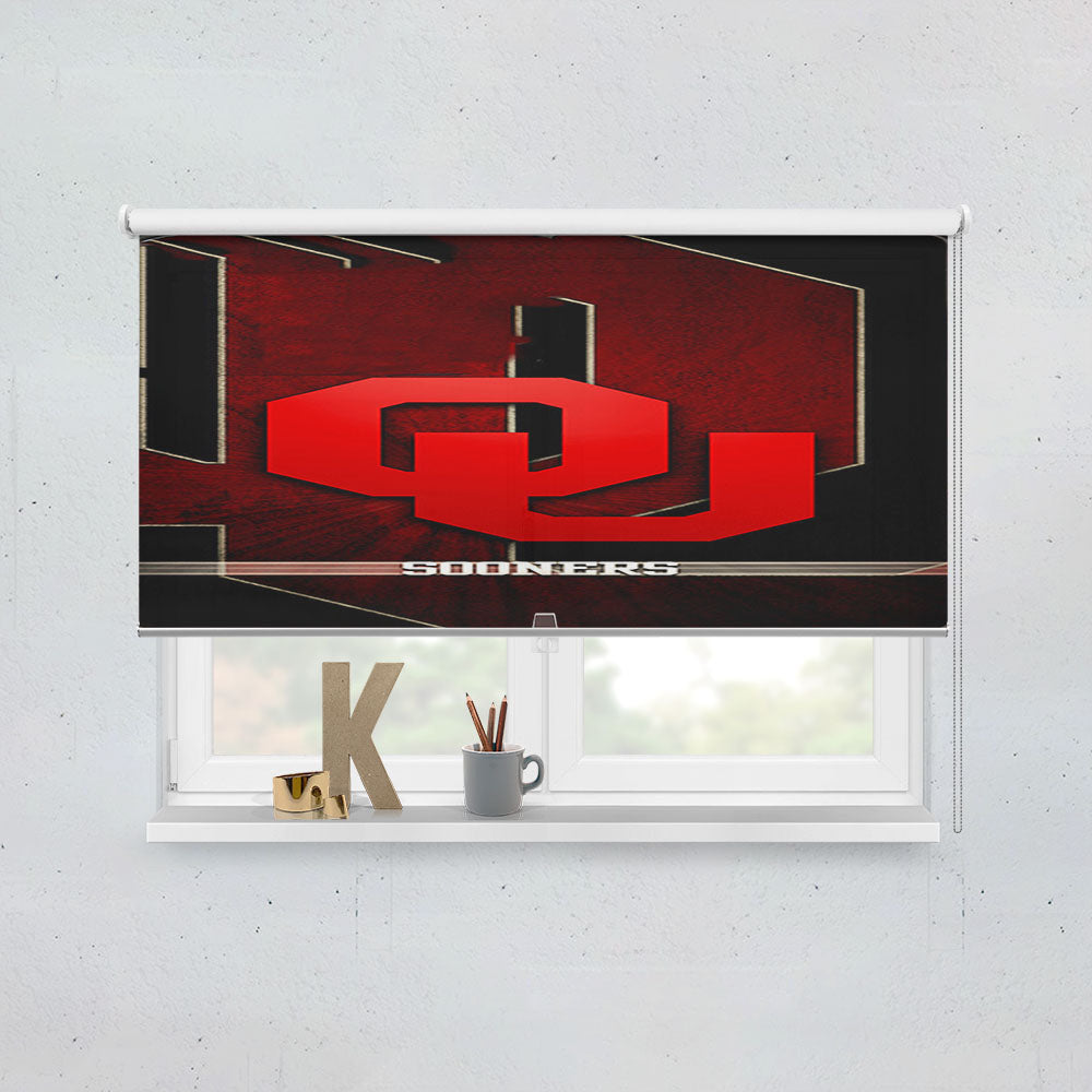Oklahoma Sooners 4 Window Roller Blinds Shades