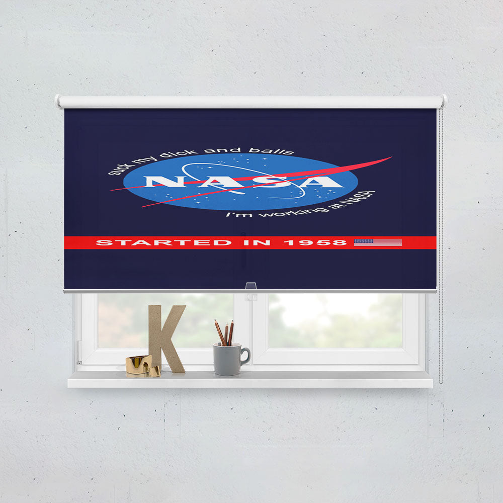 Outer Space And Satellite Working At Nasa Window Roller Blinds Shades