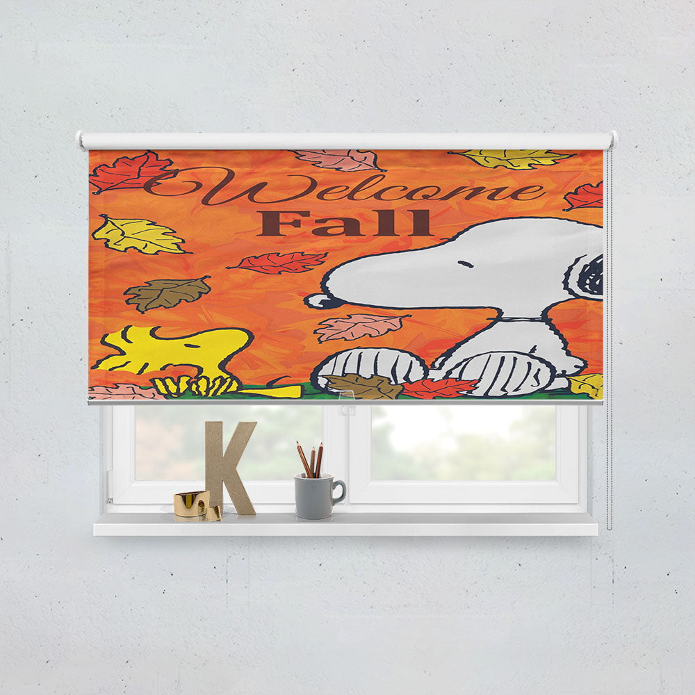 Peanuts Autumn Window Roller Blinds Shades