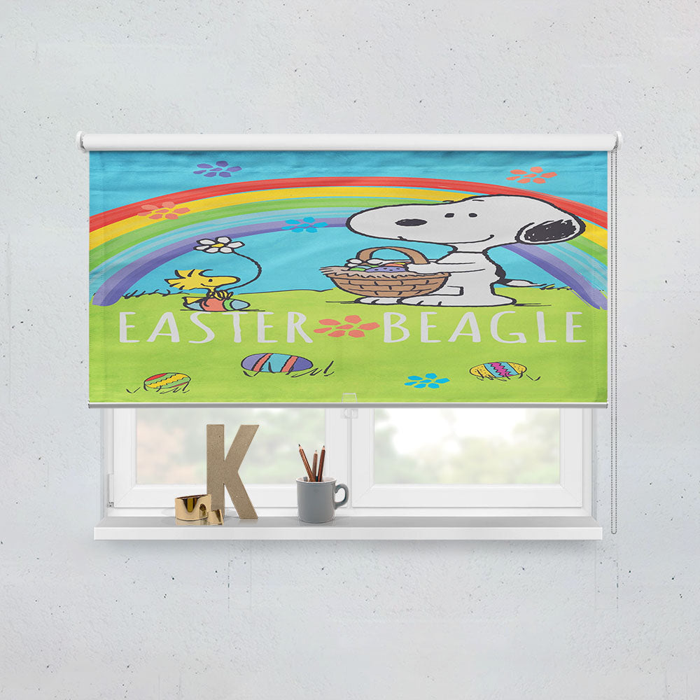 Peanuts Easter Beagle Snoopy Window Roller Blinds Shades