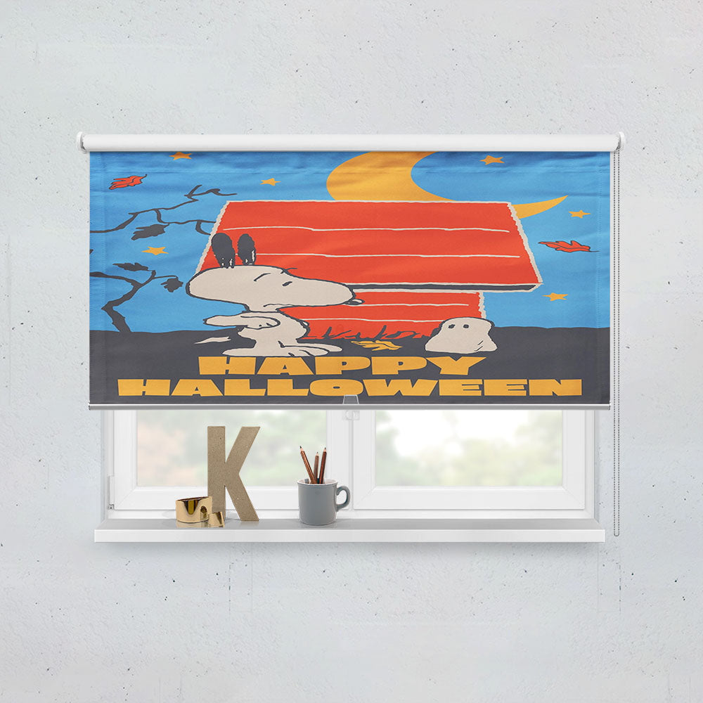 Peanuts Snoopy Ghost Happy Halloween Window Roller Blinds Shades