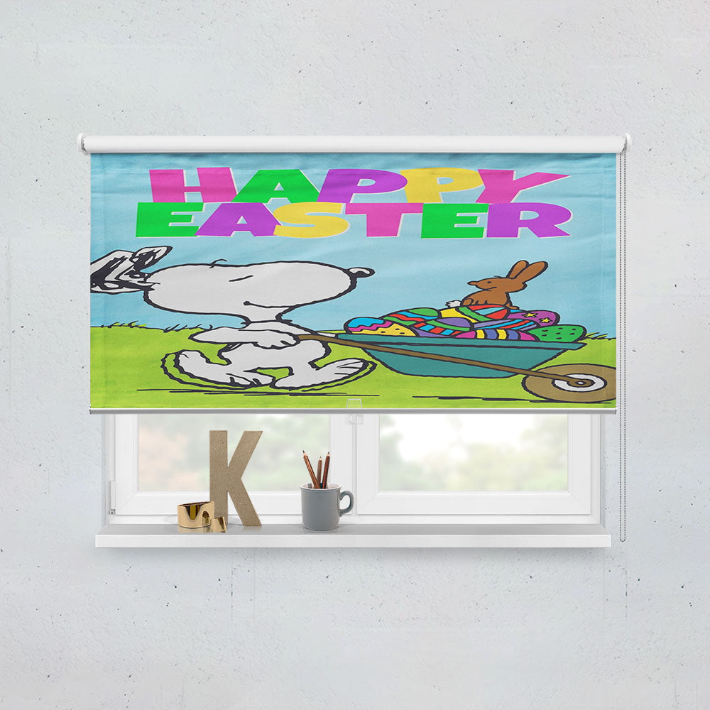 Peanuts Snoopy Happy Easter Window Roller Blinds Shades