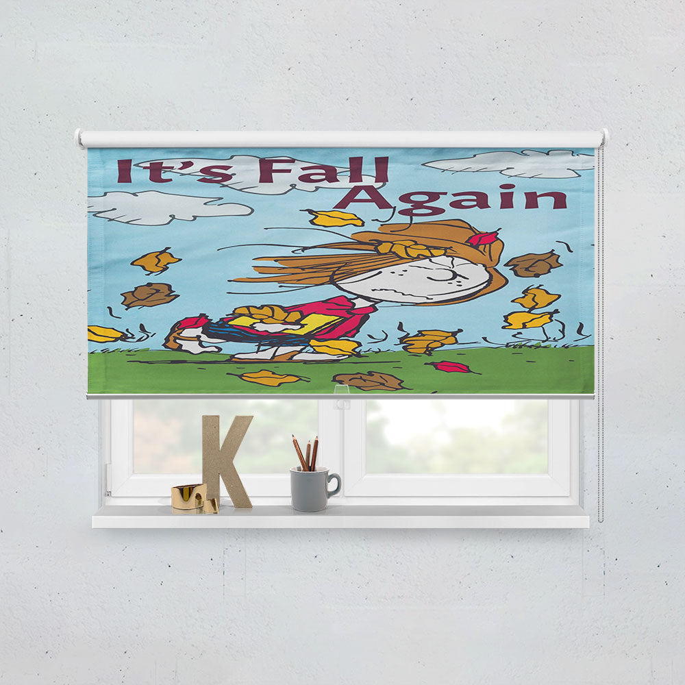 Peppermint Patty Peanuts Fall Window Roller Blinds Shades