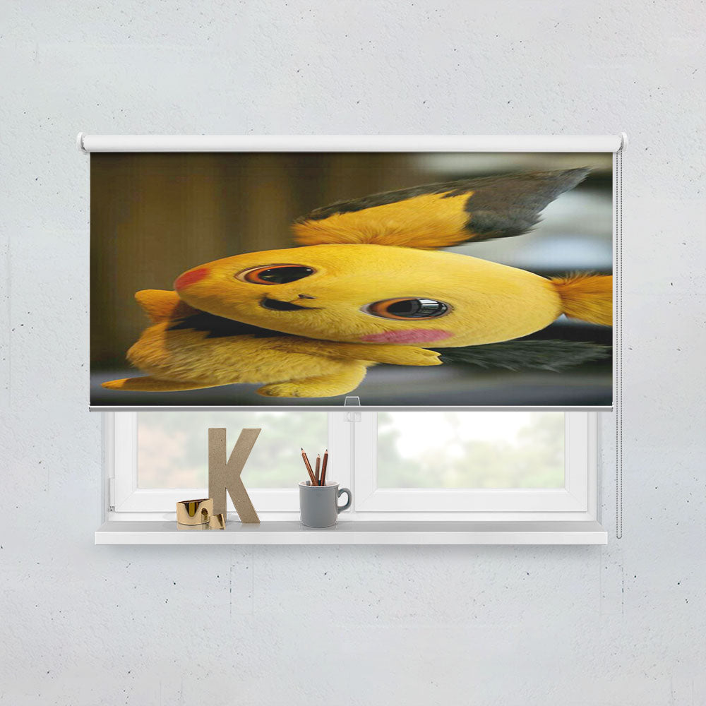 Pikachu Movie Poster Window Roller Blinds Shades