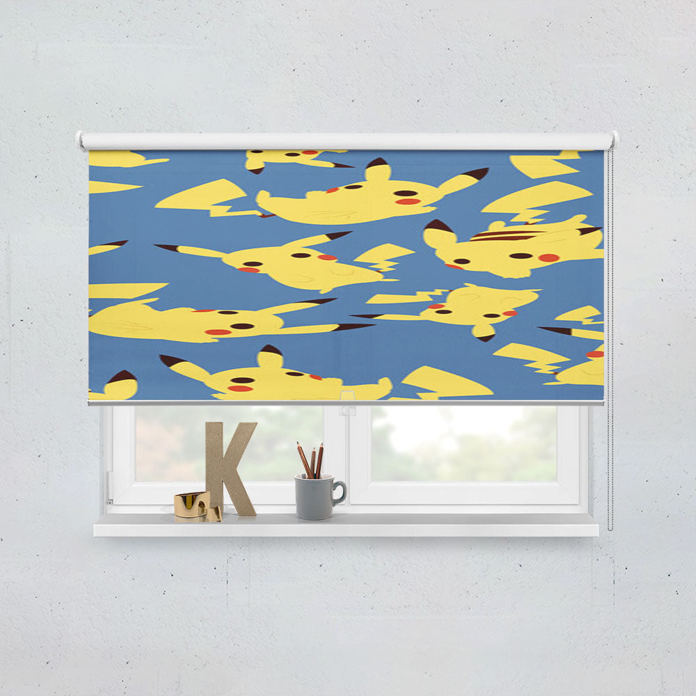 Pikachu Pokemon Window Roller Blinds Shades