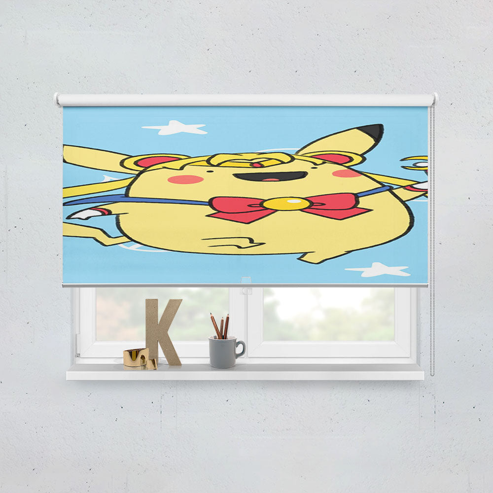 Pikachu Sailor Moon Window Roller Blinds Shades