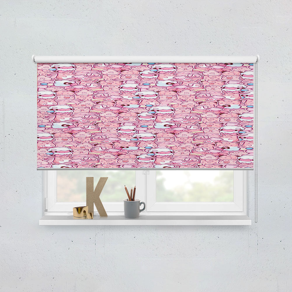 Pink Pokemon Pattern Collection Window Roller Blinds Shades