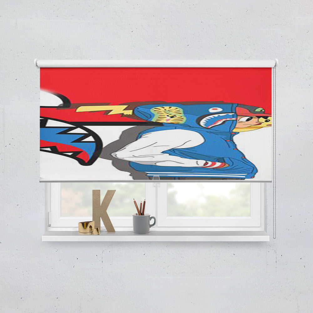 Pokemon Bape Window Roller Blinds Shades