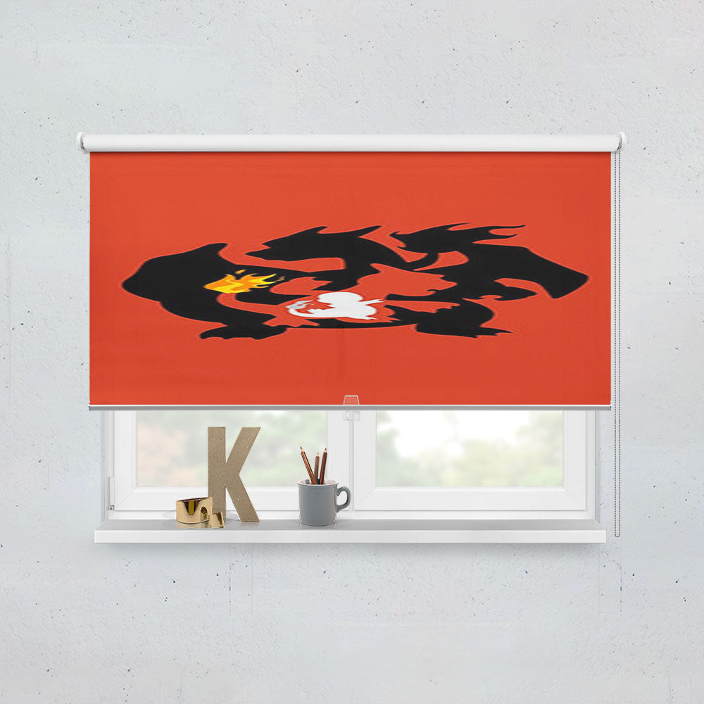 Pokemon Charmander Charmeleon Charizard Window Roller Blinds Shades