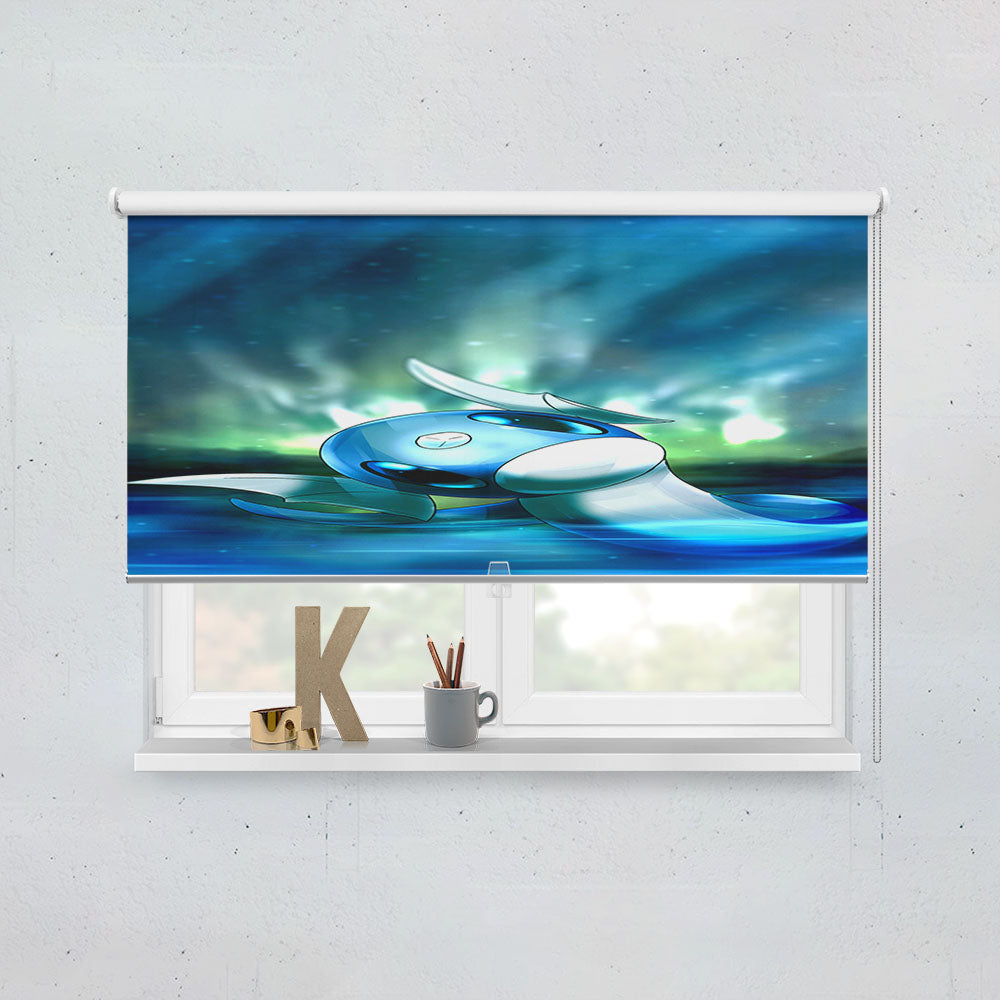 Pokemon Dratini Fan Art Night Window Roller Blinds Shades