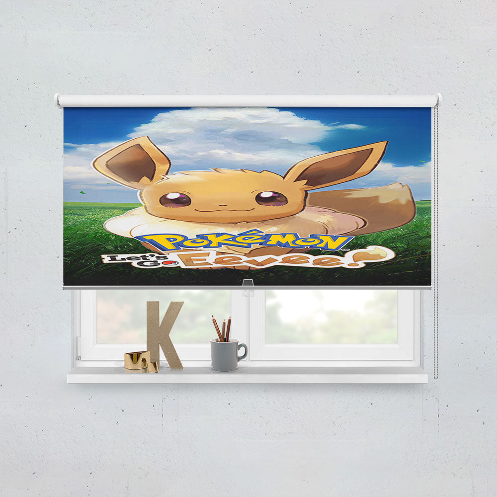 Pokemon Eevee Window Roller Blinds Shades