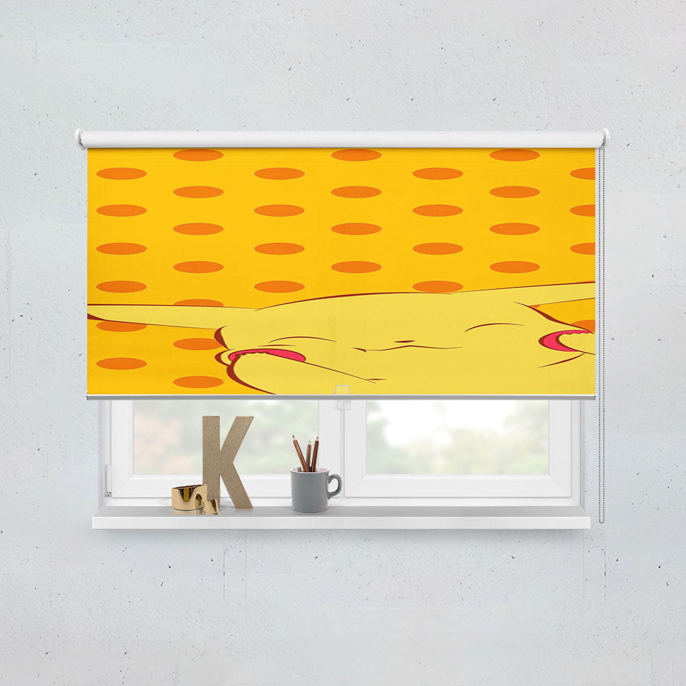 Pokemon Happy Pikachu Window Roller Blinds Shades