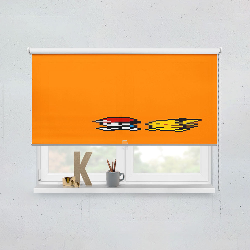 Pokemon Minimalist Pixel Art Window Roller Blinds Shades