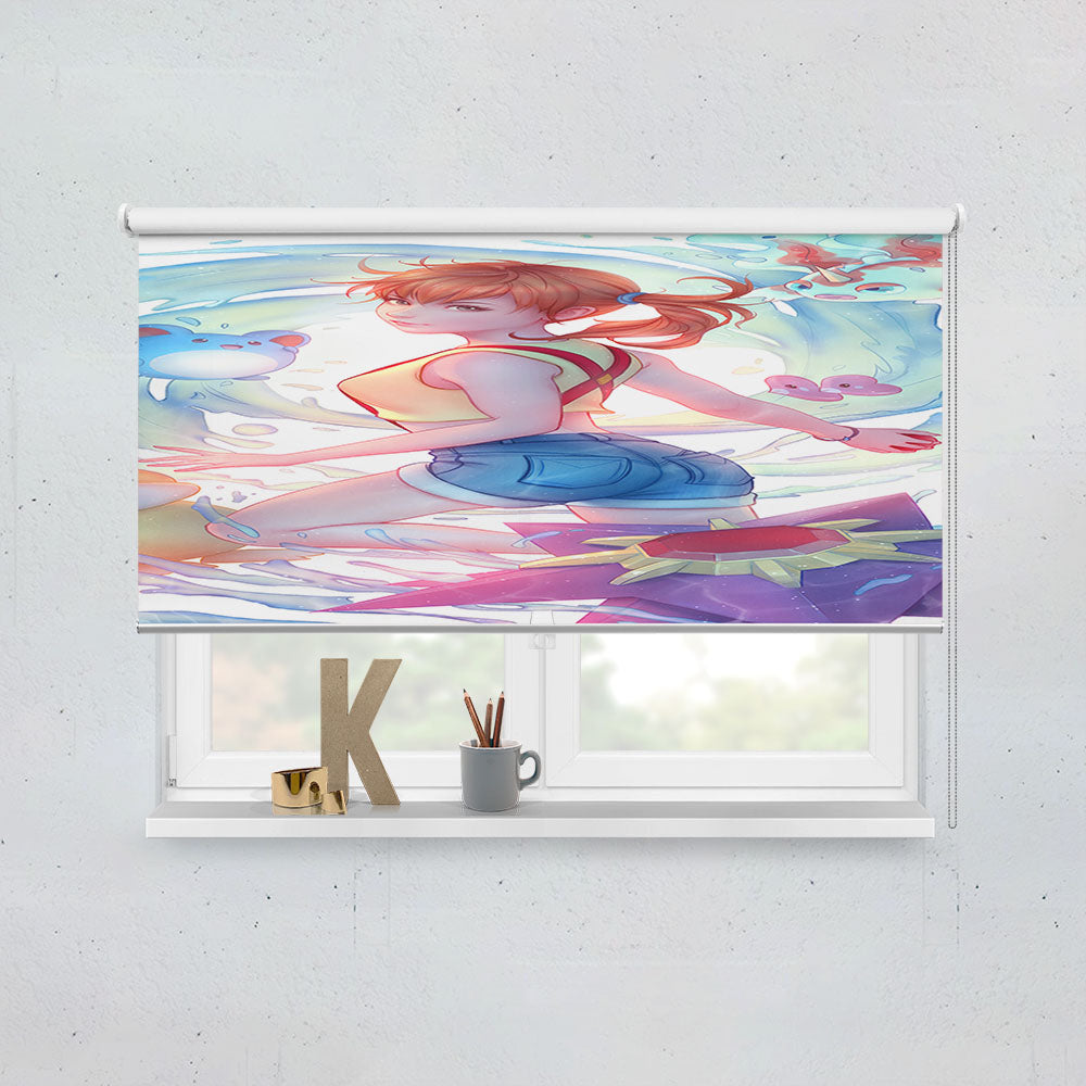 Pokemon Misty Art Window Roller Blinds Shades
