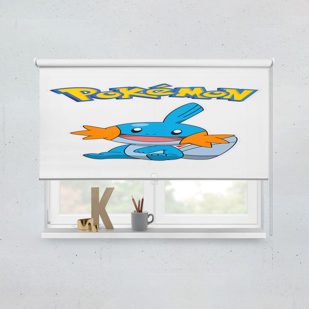 Pokemon Mudkip Pokedex Window Roller Blinds Shades