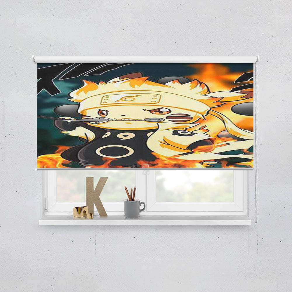 Pokemon Naruto Style Window Roller Blinds Shades