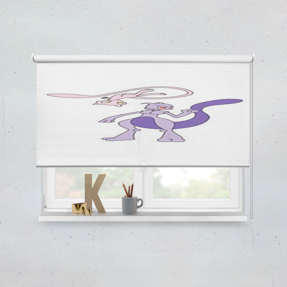 Pokemon Purple Creatures Window Roller Blinds Shades