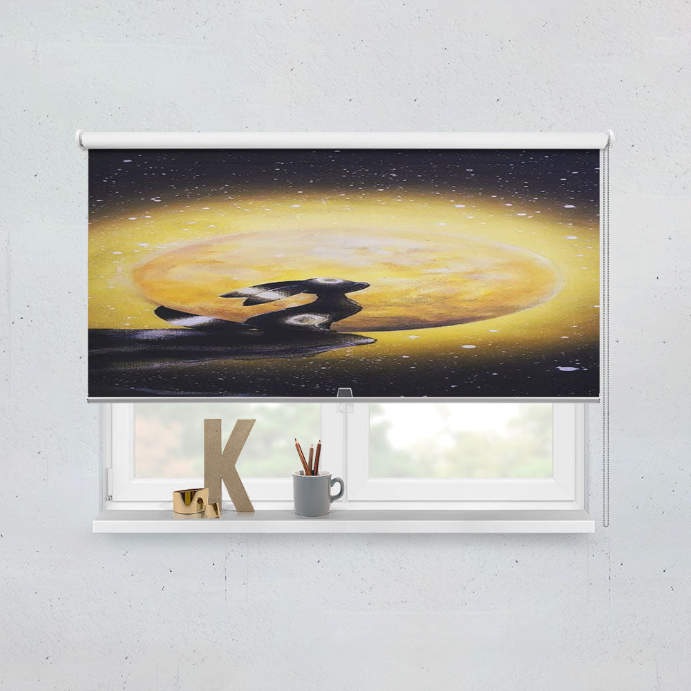 Pokemon Umbreon Under The Moon Art Window Roller Blinds Shades