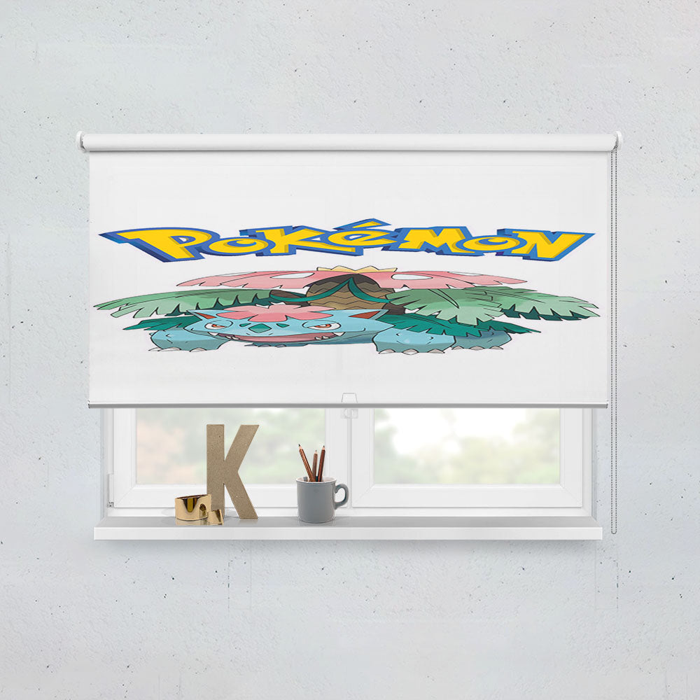 Pokemon Venusaur Pokedex Window Roller Blinds Shades