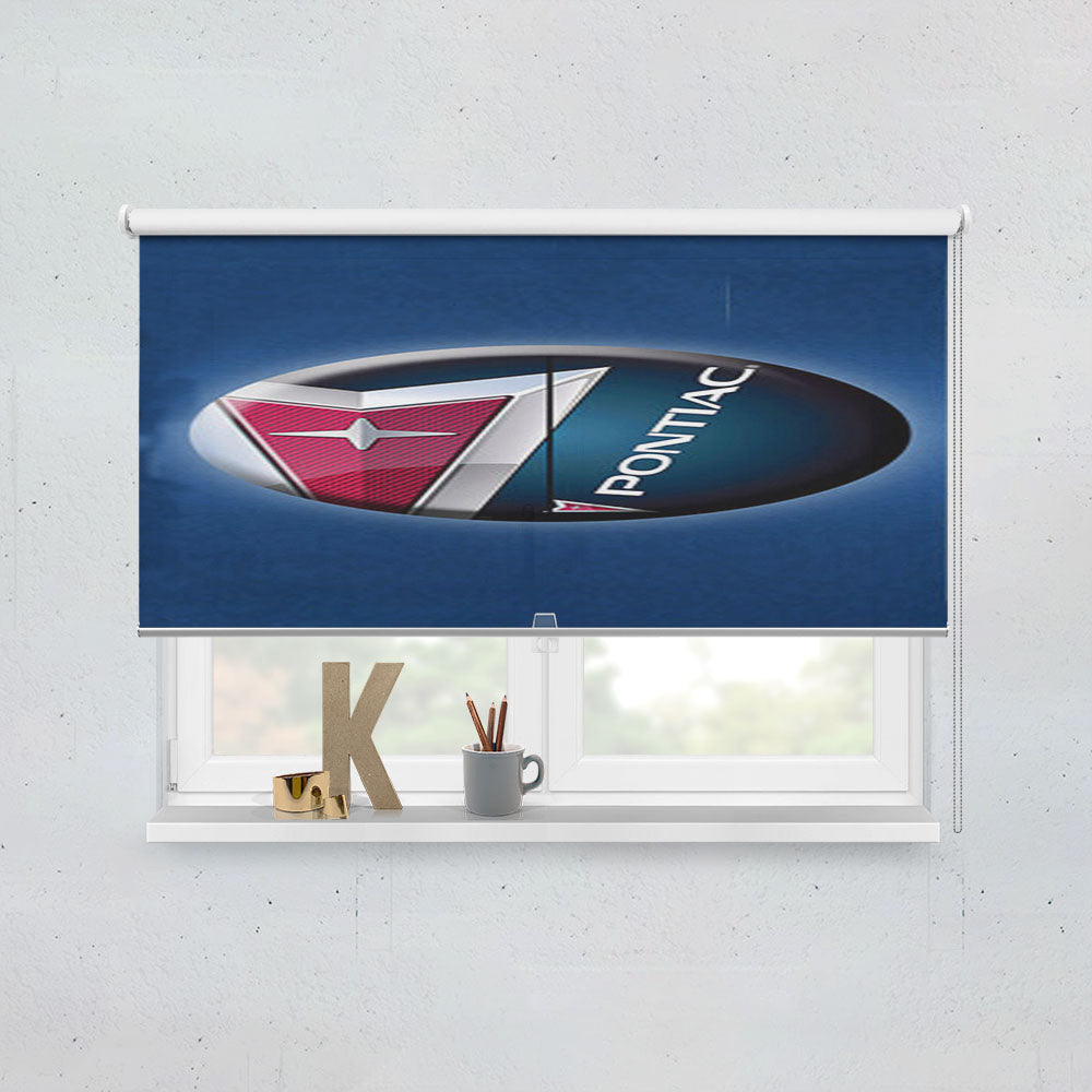 Pontiac Symbol Window Roller Blinds Shades