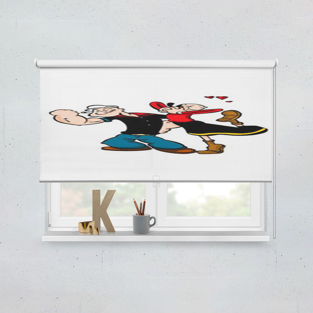 Popeye And Olive Window Roller Blinds Shades