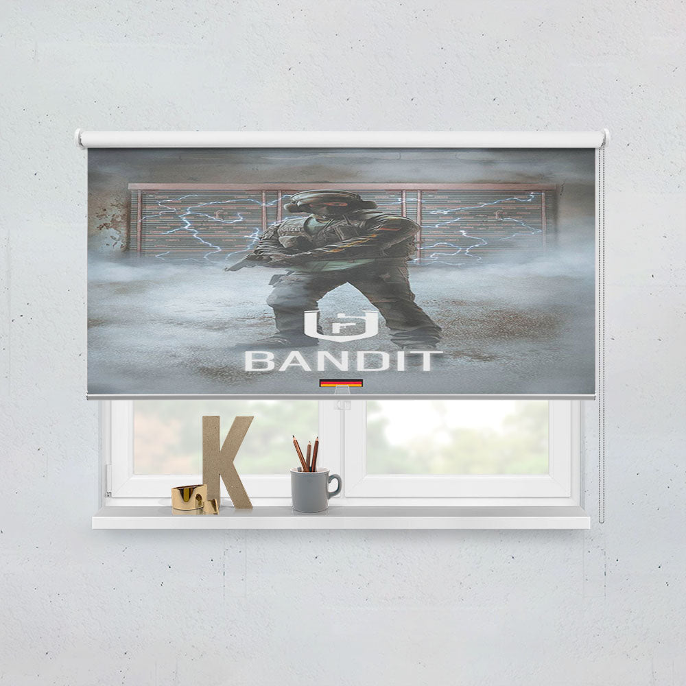 Rainbow Six Siege Bandit Tom Clancy Window Roller Blinds Shades