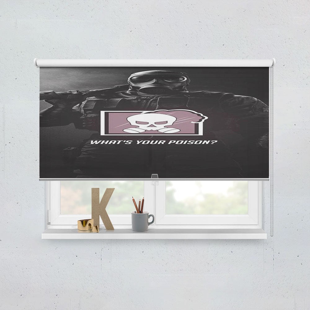 Rainbow Six Siege Defenders Smoke Window Roller Blinds Shades