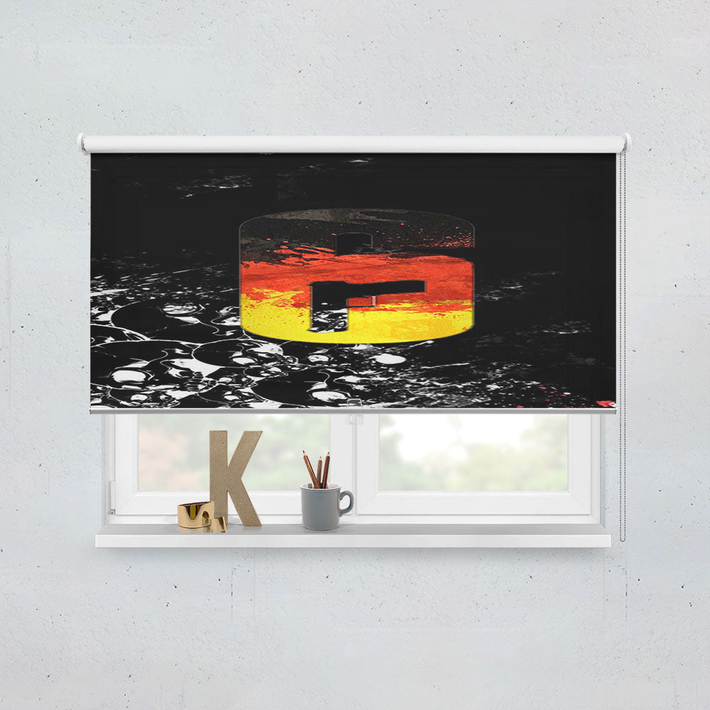 Rainbow Six Siege Splash Logo Window Roller Blinds Shades