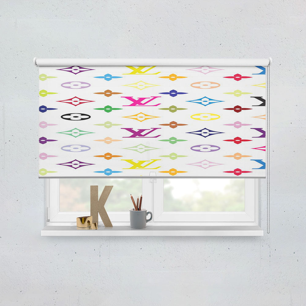 Rainbow Supreme X Louis Vuitton Window Roller Blinds Shades