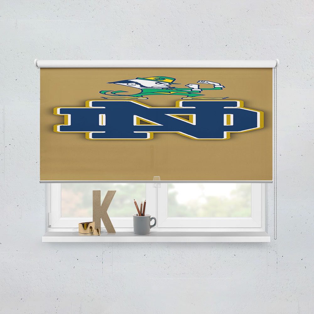 Rare Notre Dame Fighting Irish Window Roller Blinds Shades
